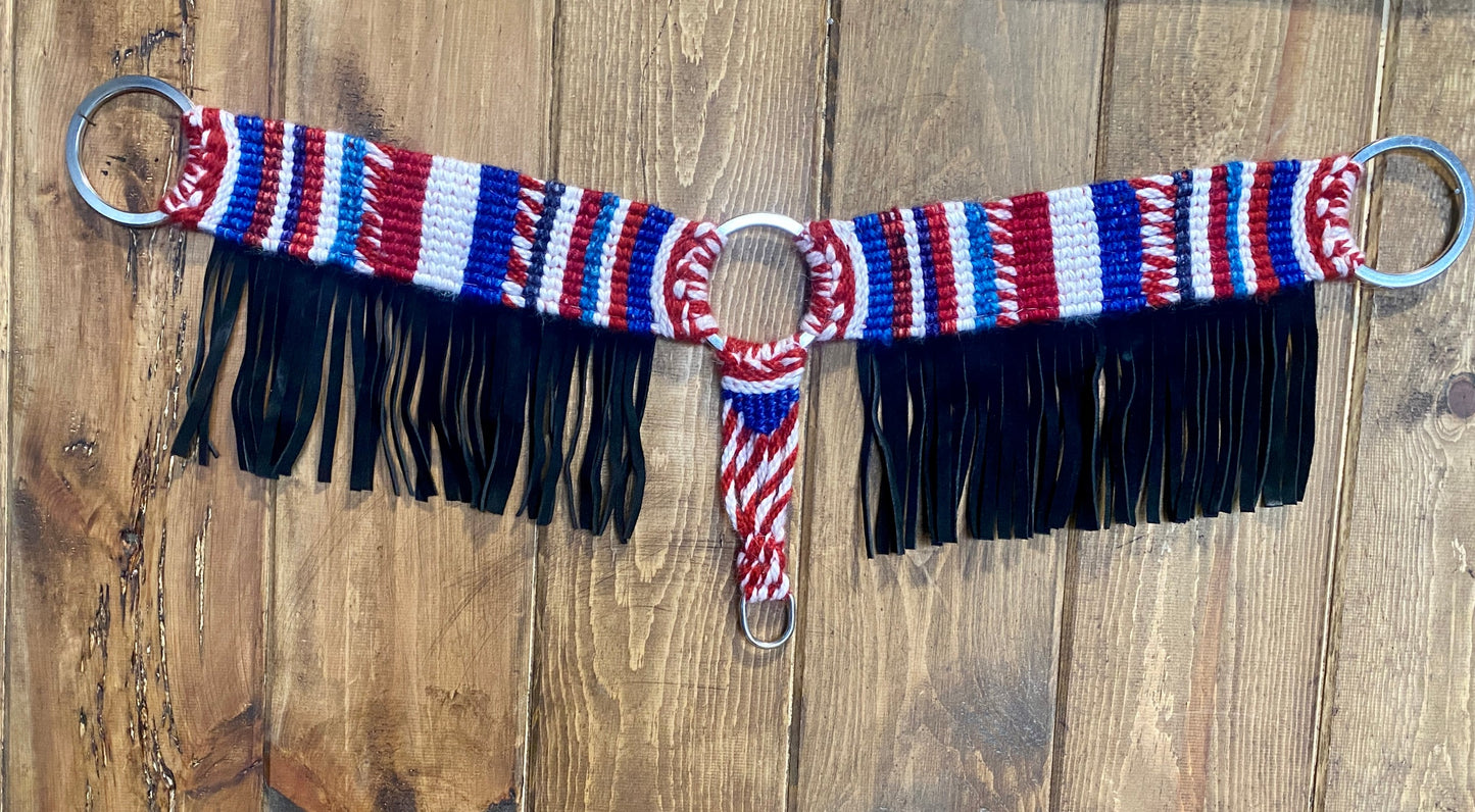 Serape Fringe Mohair Breastcollar