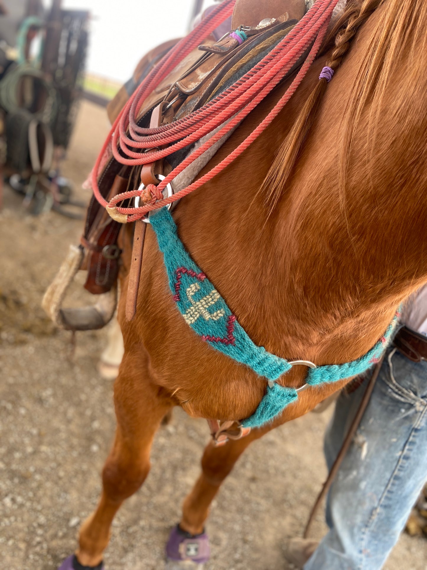 Cactus Mohair Breastcollar