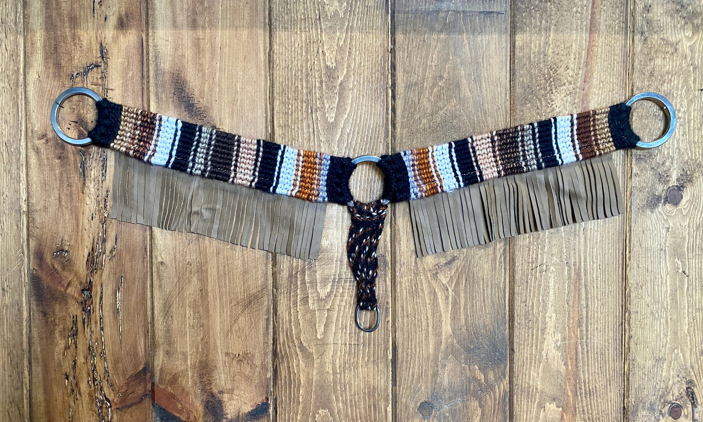 Serape Fringe Mohair Breastcollar